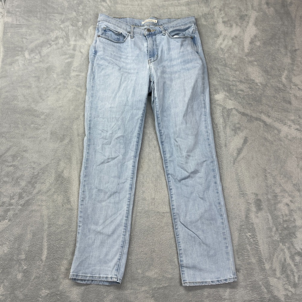 Levi's Jeans Womens 6 (30x28) Blue Denim Light‎ Wash Classic Fit Straight leg